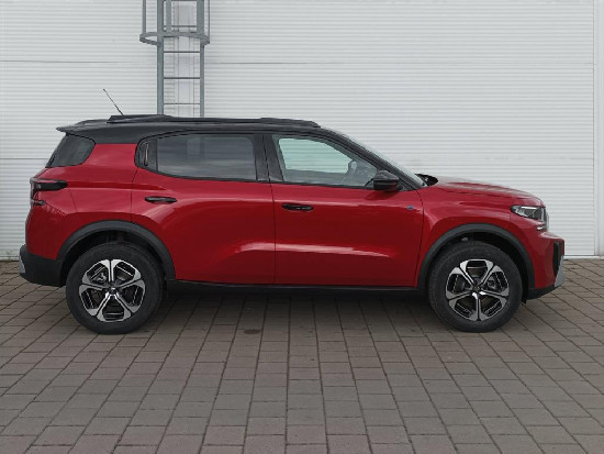Nový vůz Citroën ë-C3 Aircross Elektric 44kWh 113k AT MAX červená metalíza Elektro Automatická
