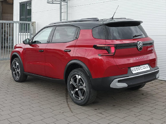 Nový vůz Citroën ë-C3 Aircross Elektric 44kWh 113k AT MAX červená metalíza Elektro Automatická
