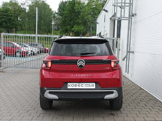 Nový vůz Citroën ë-C3 Aircross Elektric 44kWh 113k AT MAX červená metalíza Elektro Automatická