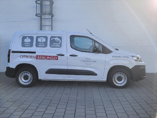 Nový vůz Citroën Berlingo 1,5 BHDi 100k S&S 6MAN  Van L1 plus 650kg bílá Nafta Manuální