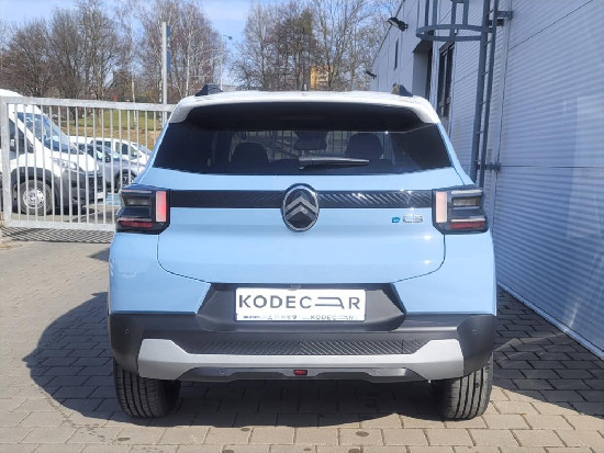 Nový vůz Citroën ë-C3 Electric 44kWh 113k AT MAX modrá metalíza Elektro Automatická