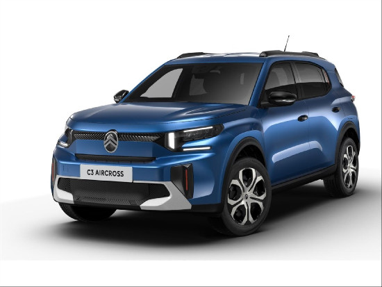 Nový vůz Citroën C3 Aircross 1,2 Turbo PLUS 100k Manual modrá metalíza Benzín Manuální