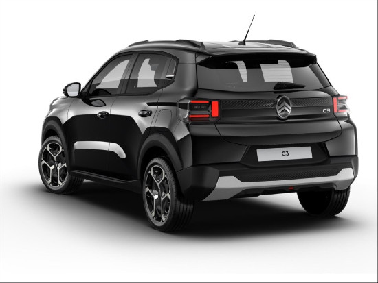 Nový vůz Citroën C3 1,2 PT 100k S&S 6MAN  PLUS Hybrid černá metalíza hybridní - benzin Automatická
