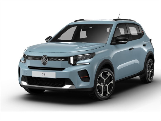Nový vůz Citroën C3 1,2 Turbo 100k Manual PLUS modrá metalíza Benzín Manuální