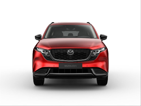 Nový vůz Mazda CX-5 2,5 Homura G141k 6AT 4x4 černá kůže červená metalíza Benzín Automatická