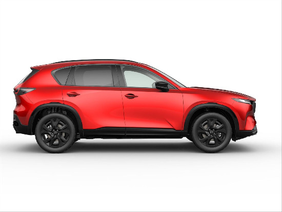 Nový vůz Mazda CX-5 2,5 Homura G141k 6AT 4x4 černá kůže červená metalíza Benzín Automatická