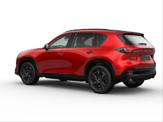 Nový vůz Mazda CX-5 2,5 Homura G141k 6AT 4x4 černá kůže červená metalíza Benzín Automatická