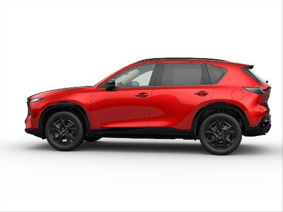 Nový vůz Mazda CX-5 2,5 Homura G141k 6AT 4x4 černá kůže červená metalíza Benzín Automatická