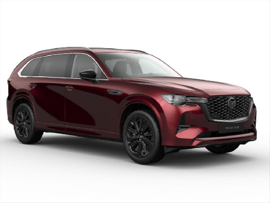 Nový vůz Mazda CX-80 3,3 e-Skyactiv D V6 8AT AWD 254k  Homura Plus tmavě červená metalíza Nafta Automatická