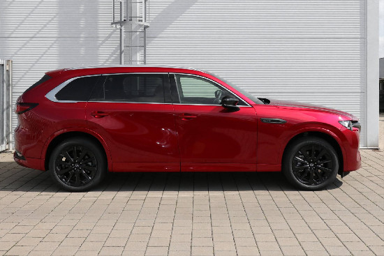 Nový vůz Mazda CX-80 3,3 e-Skyactiv D V6 8AT AWD 254k  Homura červená metalíza Nafta Automatická