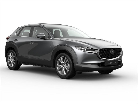 Nový vůz Mazda CX-30 2,5 Exclusive-line G140k 6AT šedá metalíza Benzín Automatická