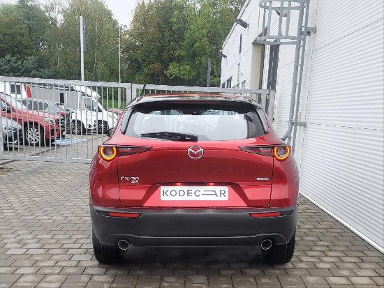 Nový vůz Mazda CX-30 2,5 e-Skyactiv G140k 6MAN 4x2  Centre-line červená metalíza Benzín Manuální