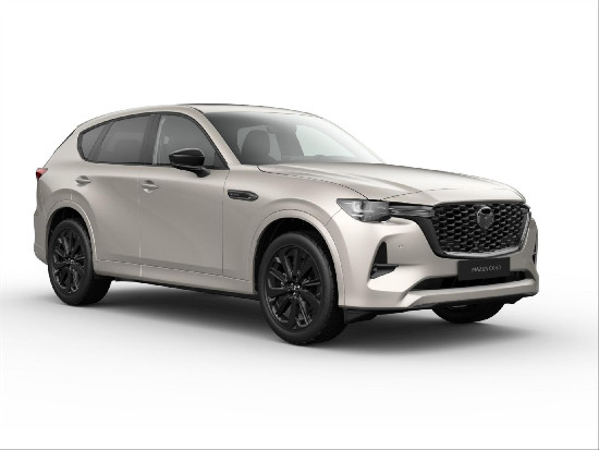 Nový vůz Mazda CX-60 3,3 Homura Plus D254k 8AT 4x4 černá kůže šedá metalíza Nafta Automatická