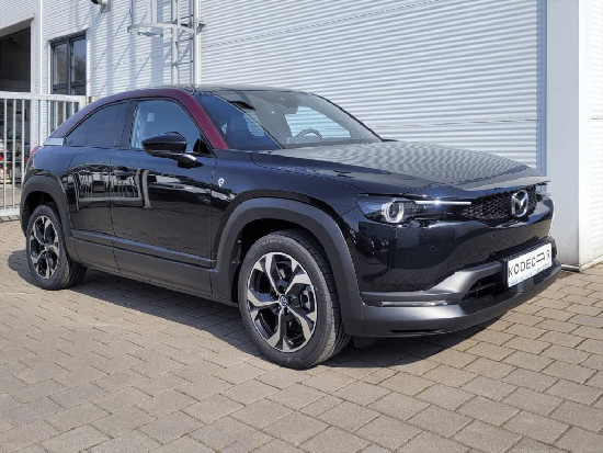 Nový vůz Mazda MX-30 1,0 R-EV 170k AT 4x2  Edition-R černá metalíza hybridní - benzin Automatická