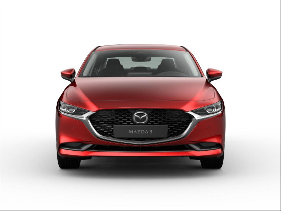 Nový vůz Mazda 3 2,5 e-Skyactiv G140k 6MAN 4x2  SDN Centre-Line červená metalíza Benzín Manuální