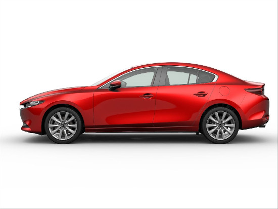 Nový vůz Mazda 3 2,5 e-Skyactiv G140k 6MAN 4x2  SDN Centre-Line červená metalíza Benzín Manuální