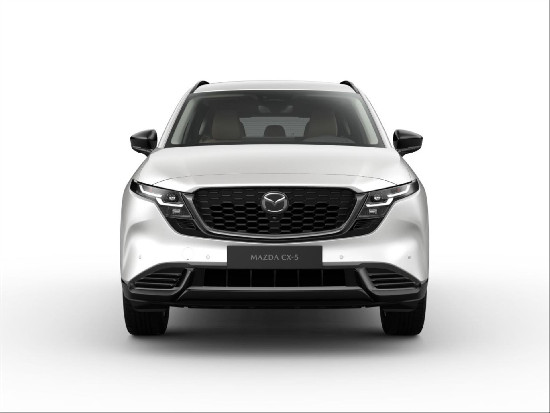 Nový vůz Mazda CX-5 2,5 e-Skyactiv G141k 6AT 4x4  Homura - světlá kůže Nappa Tan bílá metalíza Benzín Automatická