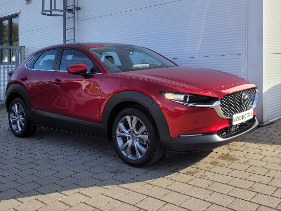 Nový vůz Mazda CX-30 2,5 e-Skyactiv G140k 6MAN 4x2  Centre-line červená metalíza Benzín Manuální