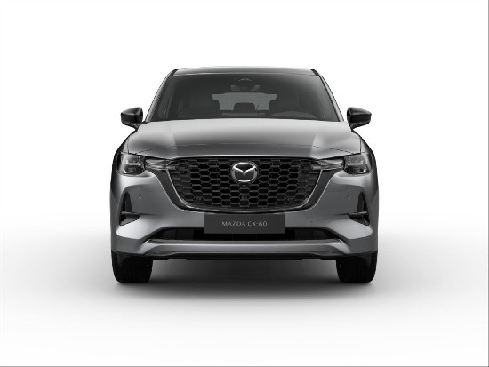 Nový vůz Mazda CX-60 2,5 e-Skyactiv PHEV G327 8AT 4x4  Homura Plus - černá kůže šedá metalíza hybridní - benzin Automatická
