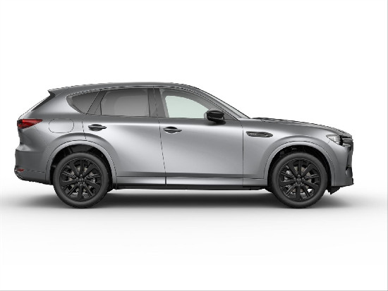 Nový vůz Mazda CX-60 2,5 e-Skyactiv PHEV G327 8AT 4x4  Homura Plus - černá kůže šedá metalíza hybridní - benzin Automatická