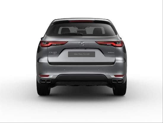 Nový vůz Mazda CX-60 2,5 e-Skyactiv PHEV G327 8AT 4x4  Homura Plus - černá kůže šedá metalíza hybridní - benzin Automatická