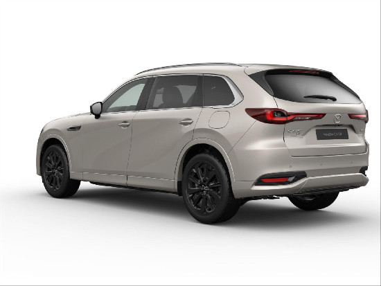 Nový vůz Mazda CX-80 2,5 e-Skyactiv PHEV 8AT AWD 327k  Homura Plus - černá kůže stříbrná metalíza hybridní - benzin Automatická