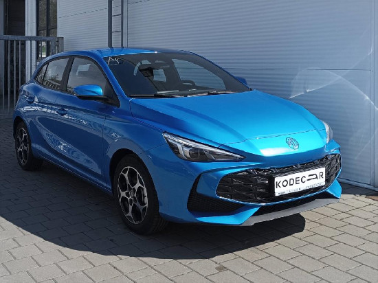Nový vůz MG MG3 1,5 116k 5MAN 4x2  Elegance modrá metalíza Benzín Manuální