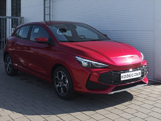 Nový vůz MG MG3 1,5 Hybrid+ 195k AT 4x2 100kW+75kW Emotion červená metalíza hybridní - benzin Automatická