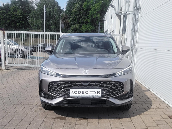 Nový vůz MG HS 1,5 Exclusive HEV 2AT 143k stříbrná metalíza hybridní - benzin Automatická