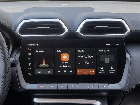 Nový vůz MG ZS 1,5 HEV 102k 3AT  Exclusive černá metalíza hybridní - benzin Automatická