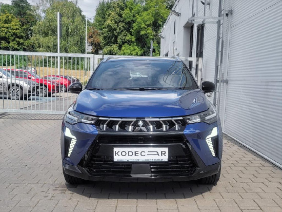 Nový vůz Mitsubishi ASX 1,3 DI-T 160k 7AT 4x2  Intense+ modrá metalíza hybridní - benzin Automatická