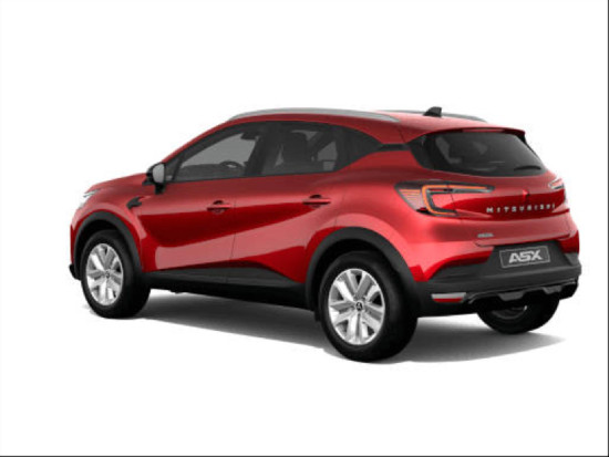 Nový vůz Mitsubishi ASX 1,3 Invite+ DI-T 114k 7AT červená metalíza hybridní - benzin Automatická