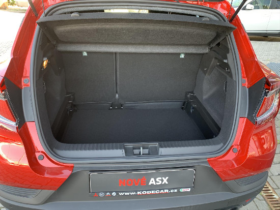 Nový vůz Mitsubishi ASX 1,3 DI-T Mild Hybrid 160k 7AT 4x2  Invite+ červená metalíza hybridní - benzin Automatická